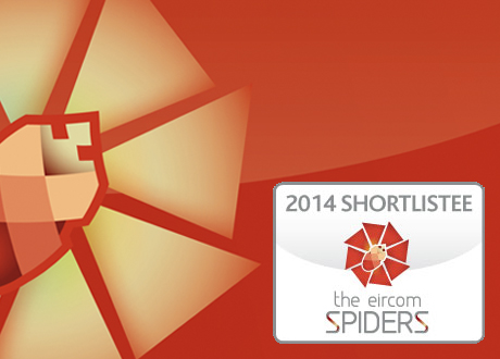 Framework Design Shortlisted for 2014 Eircom Spider Awards.