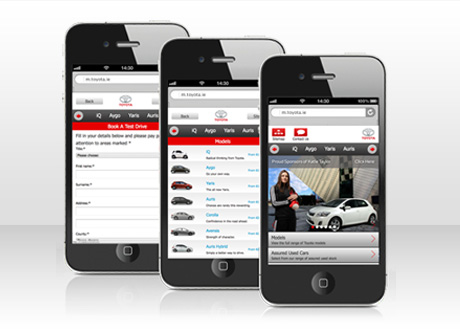 Toyota Mobile Website Now Live