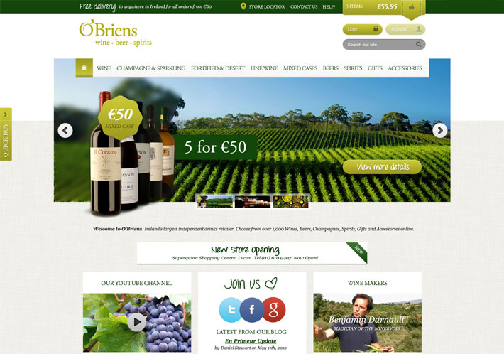 O'Briens Wine Case Study